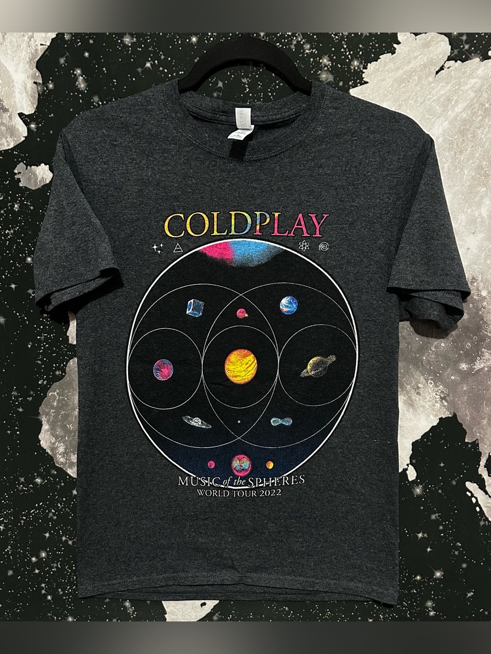Coldplay Music of The Spheres 2022 Tour Shirt
